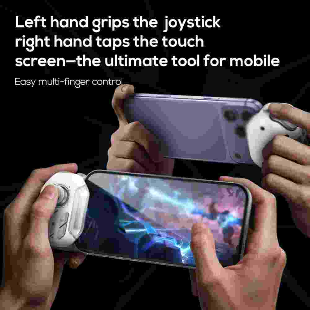 Gaming Accessories For Android - จอยสติ๊กเล่นเกมมือถือ MB07 พร้อมปุ่ม RGB แบบกำหนดเองและฟังก์ชันมาโคร คอนโทรลเลอร์เกมไร้สายสำหรับ