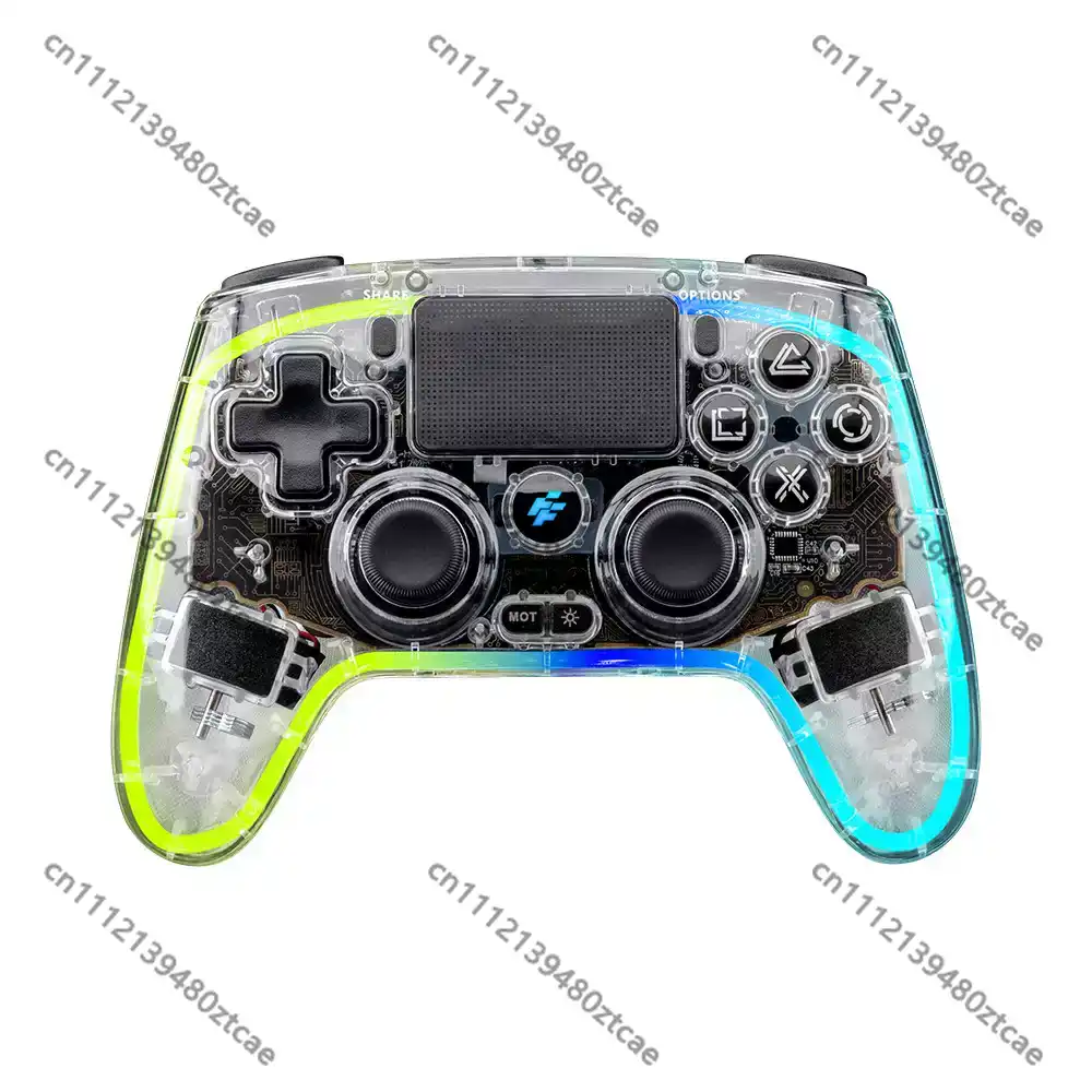 Gaming Hardware And Accessories - คอนโทรลเลอร์เกมไร้สายแบบโปร่งใส เกมแพดสำหรับเล่นเกม ใช้งานร่วมกับคอนโซลเกมพีซี อุปกรณ์เสริมฮาร์ดแวร์อีสปอร์ต