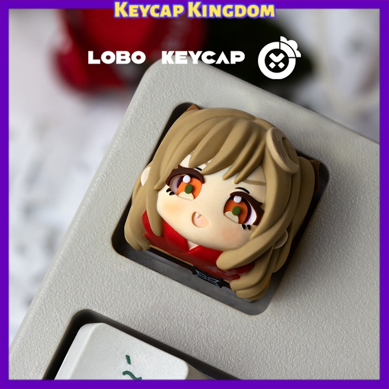 Gaming Accessories Aesthetic - เจ้าหญิงแห่งจักรวาล คากุยะ! คีย์แคปเรซิ่นพิมพ์ 3 มิติ แบบกำหนดเองสำหรับคีย์บอร์ดแบบกลไก