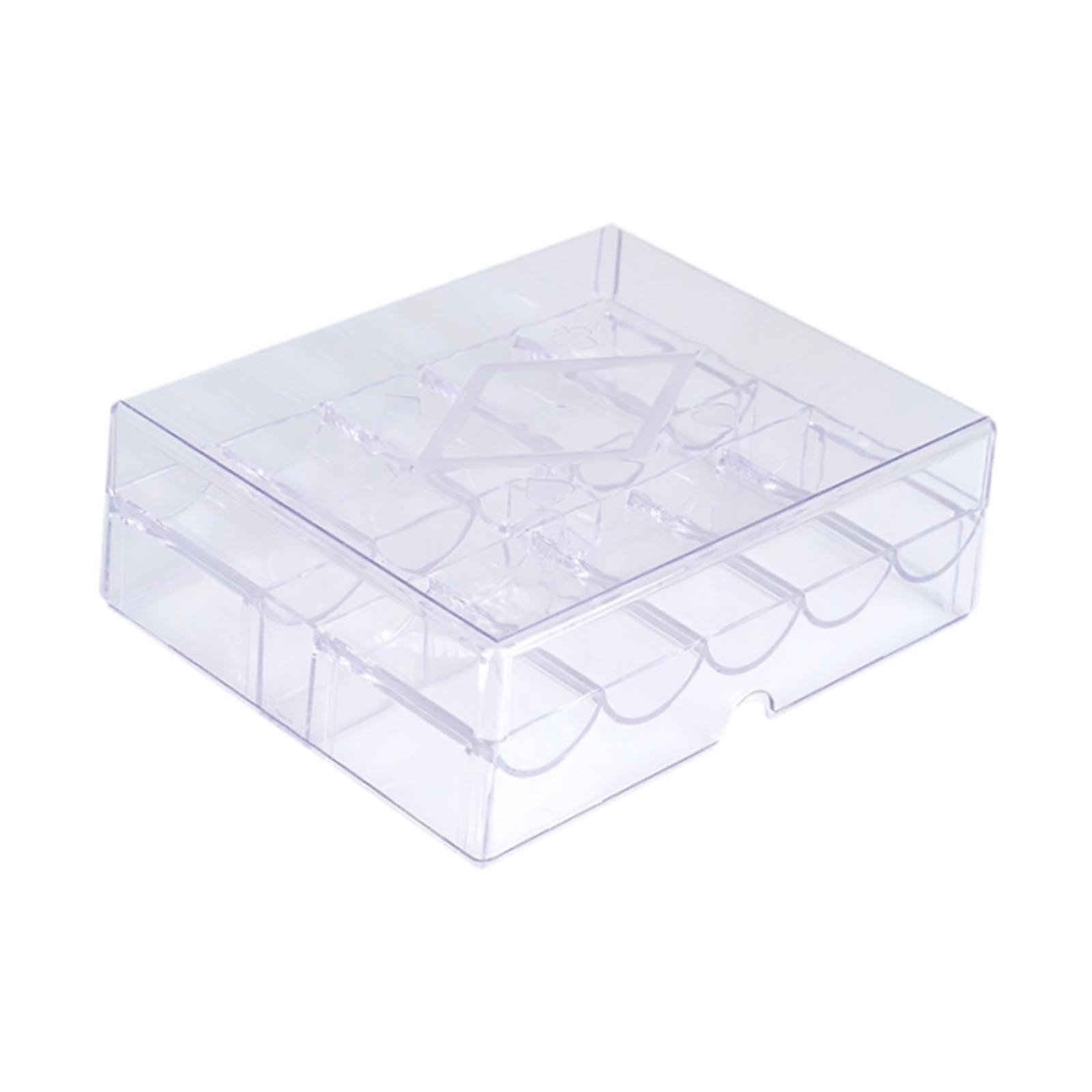 Gaming Accessories Organizer - กล่องใส่ชิปอะคริลิคใส น้ำหนักเบา จัดระเบียบได้ บรรจุชิปได้ 200 ชิป