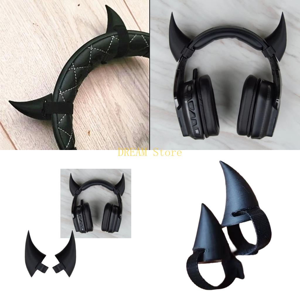 Gaming Accessories Best - ปีศาจ Horns Queen Headpiece Cosplays สัตว์วัวปีศาจ