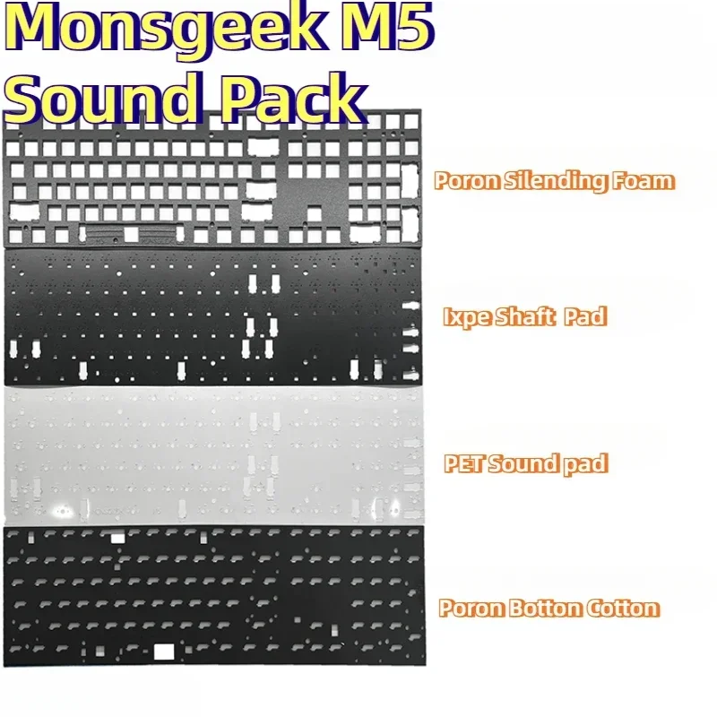 Gaming Accessories Pack - Monsgeek M5เสียงแพ็ค/ แผ่นสำหรับคีย์บอร์ดเชิงกล PC FR4 POM