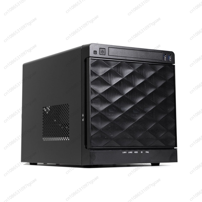 Case Mesh Panel - เคสเซิร์ฟเวอร์ NAS ขนาด Mini ITX พร้อมช่องใส่ฮาร์ดไดรฟ์หลายช่อง