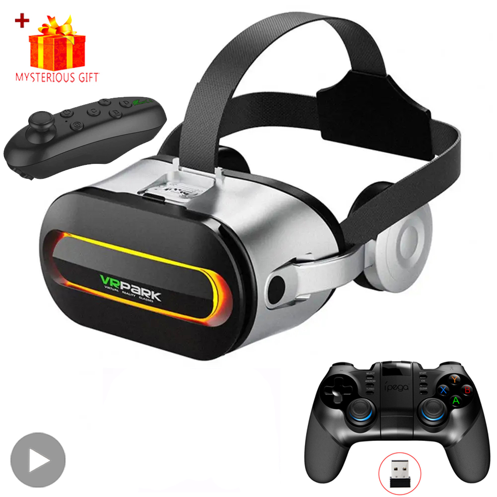 Gaming Accessories Vr - แว่นตา VR เสมือนจริง 3 มิติ พร้อมบลูทูธ