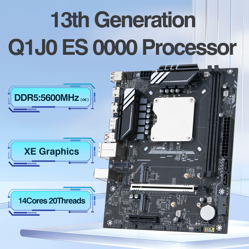 Gaming Accessories Combo - DIY Gaming เมนบอร์ดคอมพิวเตอร์ชุดออนบอร์ด CPU Combo 13th