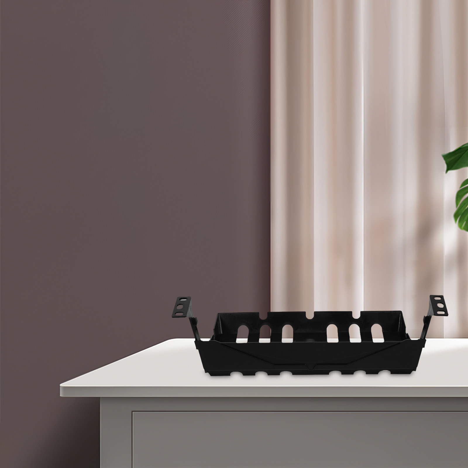 Gaming Accessories Organizer - ชุดอุปกรณ์เสริมโต๊ะเกมมิ่ง 1 ชุด ที่วางหูฟัง ที่วางแก้ว ถาดเก็บสายไฟ