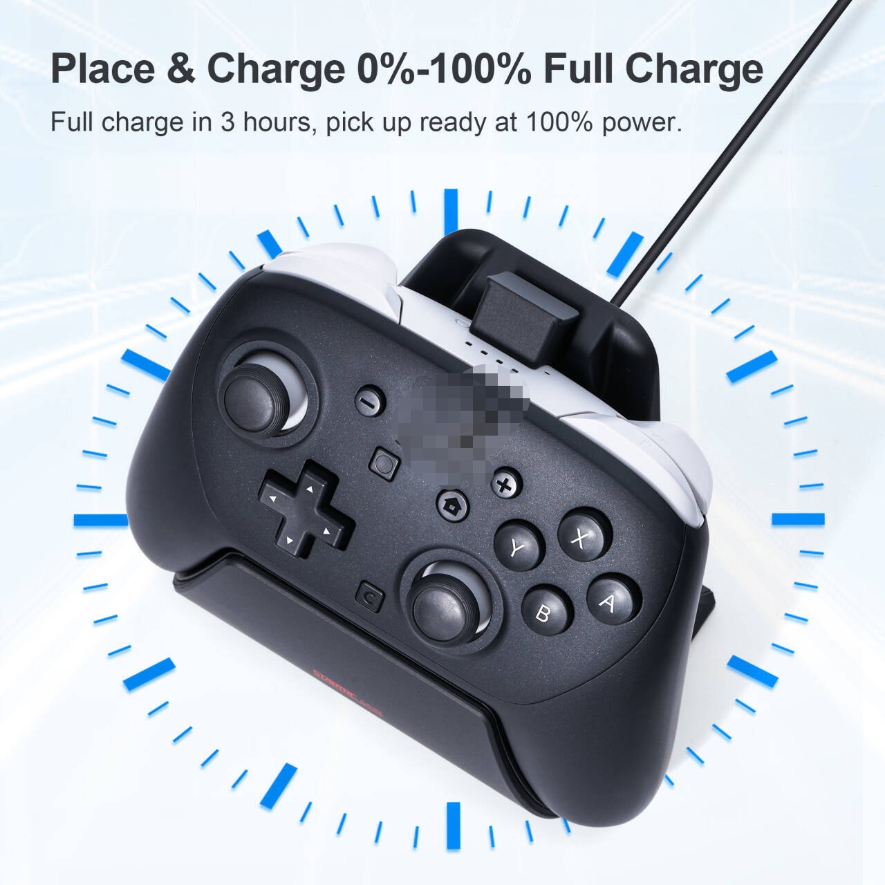 Gaming Accessories Joystick - แท่นชาร์จสำหรับคอนโทรลเลอร์เกม Switch2 Pro พร้อมไฟแสดงสถานะ LED สำหรับอุปกรณ์เสริมนินเทนโดสวิตช์