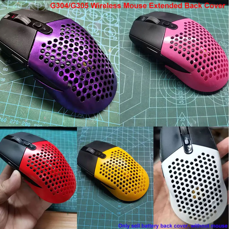 Gaming Hardware And Accessories - ฝาครอบด้านหลังแบตเตอรี่ G304 ที่เข้ากันได้ 3D พิมพ์น้ำหนักเบา DIY