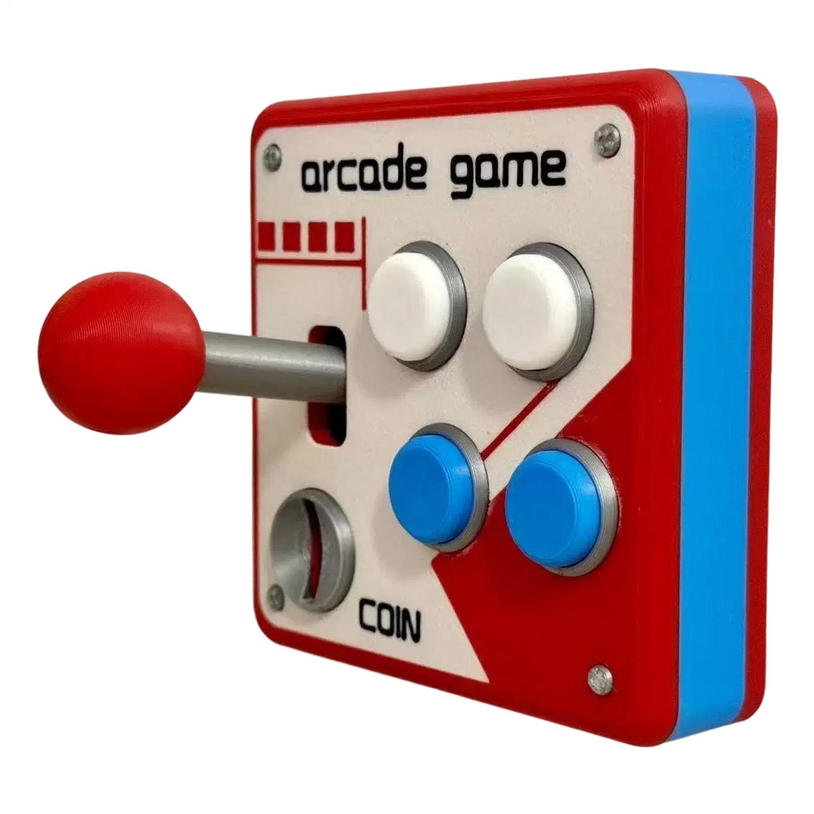 Gaming Accessories Room - ฝาครอบสวิตช์ไฟเกมอาร์เคดสไตล์เรโทรสุดสร้างสรรค์ ตกแต่งห้องเกมเมอร์สไตล์เรโทร แผ่นสวิตช์ติดผนังลายจอยสติ๊ก ตกแต่งบ้าน