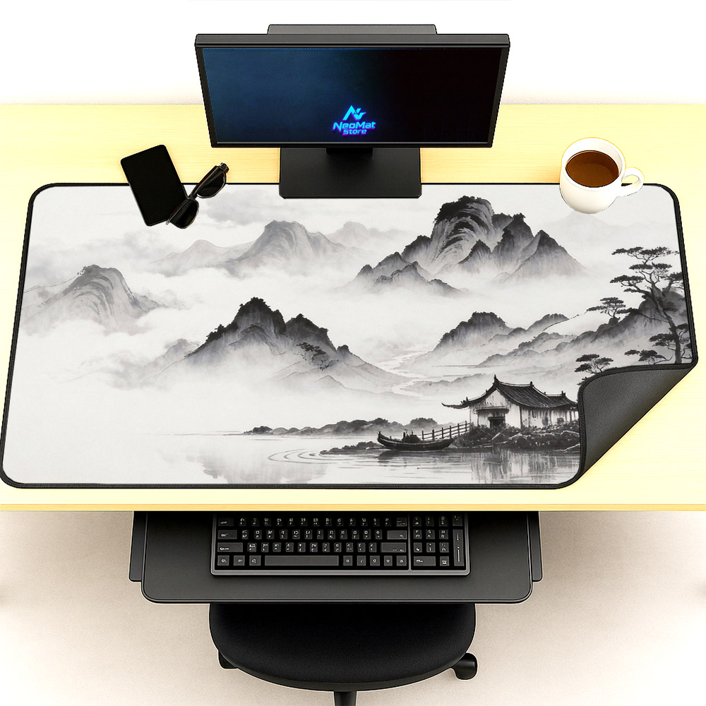 แผ่นรองเมาส์จีน สีดำขาว แผ่นรอ - Gaming Accessories Officeworks บทวิจารณ์และราคา