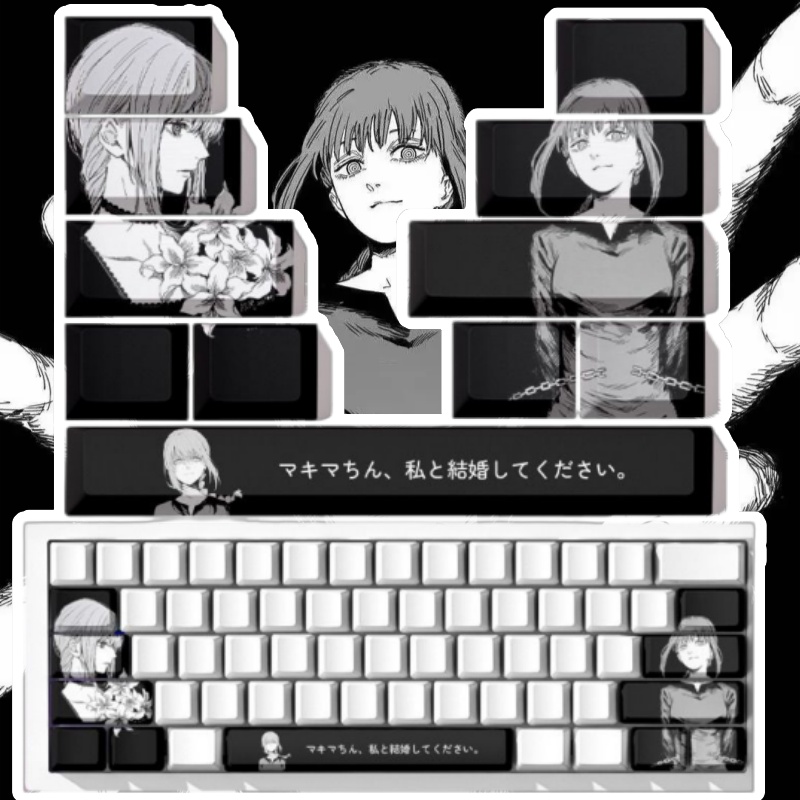 คีย์แคปธีมอนิเมะ Chainsaw Man  - Gaming Accessories Gifts For Men บทวิจารณ์และราคา