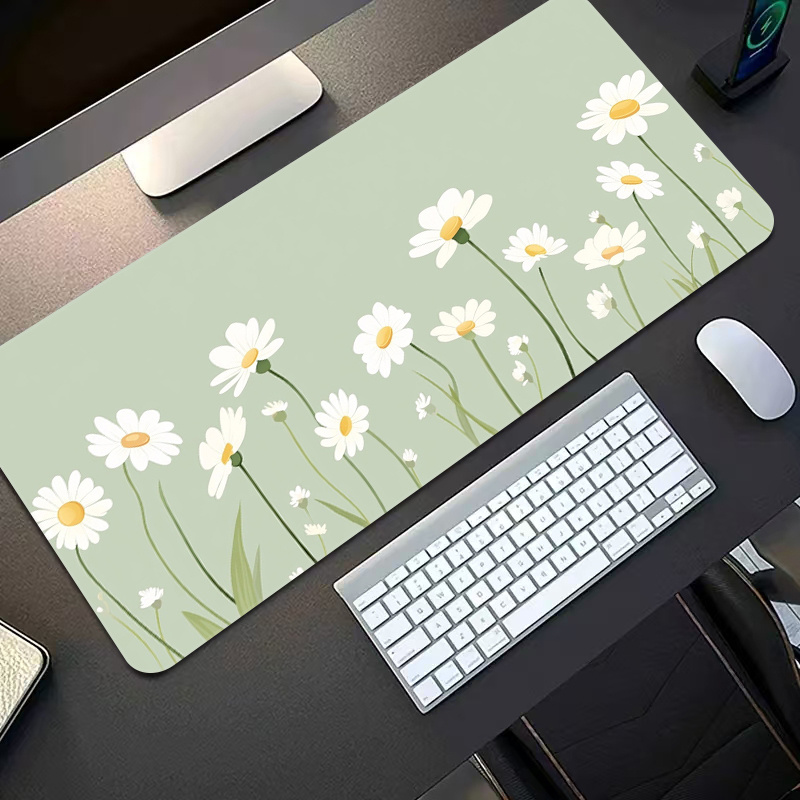 แผ่นรองเมาส์ลายดอกไม้สีเขียวขน - Gaming Accessories Officeworks บทวิจารณ์และราคา