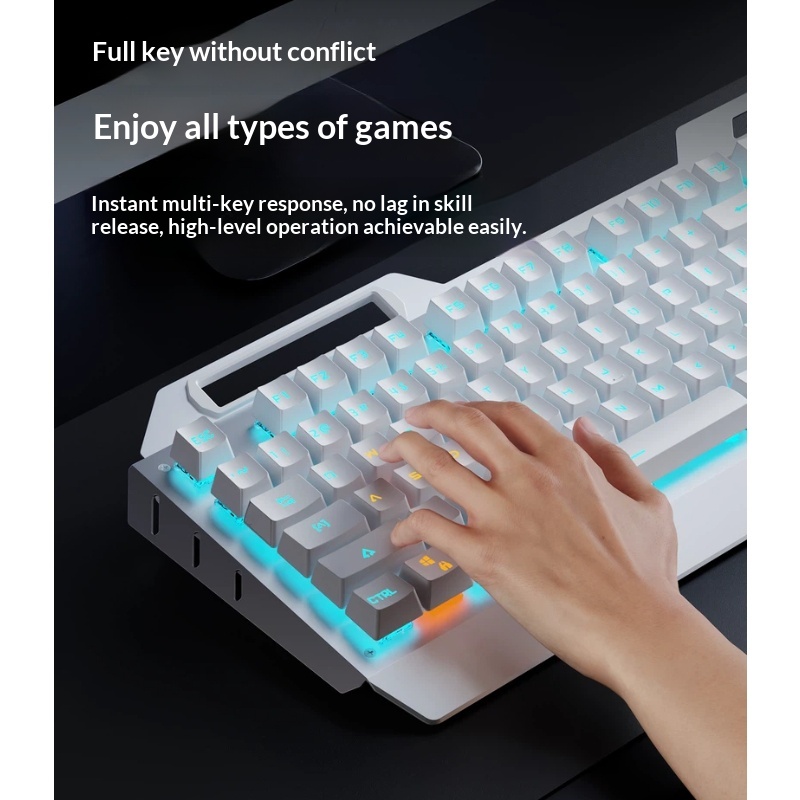 ชุดคีย์บอร์ดเกมมิ่งไร้สาย Ewea - Gaming Accessories Combo บทวิจารณ์และราคา