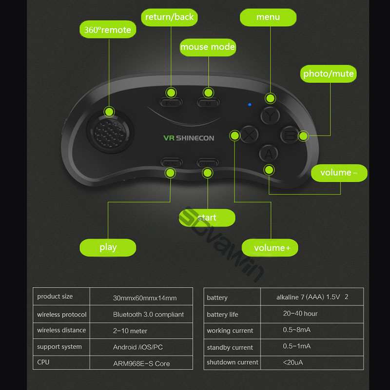 Shinecon Universal VR Controll - Gaming Accessories For Android บทวิจารณ์และราคา
