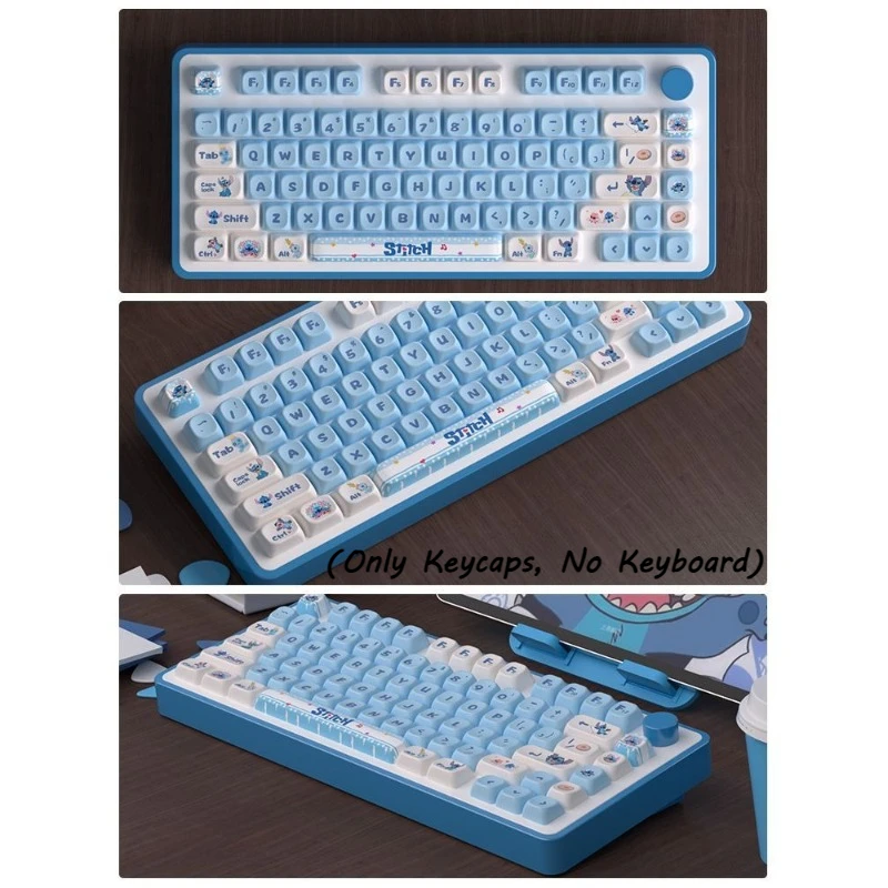 ชุดคีย์แคปลายสติทช์สำหรับคีย์บ - Gaming Accessories Aesthetic บทวิจารณ์และราคา