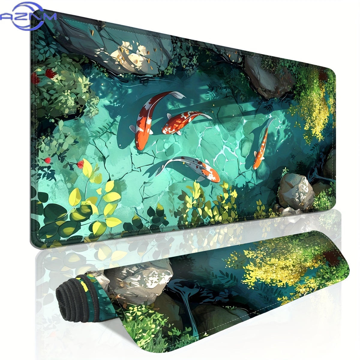 แผ่นรองเมาส์เกมมิ่งลายปลาคาร์ฟ - Gaming Accessories Officeworks บทวิจารณ์และราคา