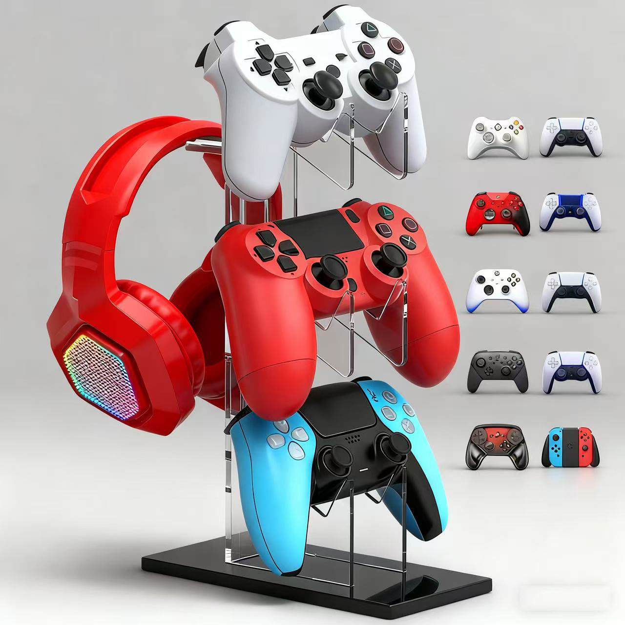 ที่วางคอนโทรลเลอร์และขาตั้งหูฟ - Gaming Accessories Vr บทวิจารณ์และราคา