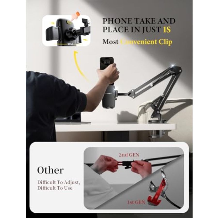 ที่วางโทรศัพท์แบบคอห่านสำหรับเ - Gaming Accessories Gifts For Men บทวิจารณ์และราคา
