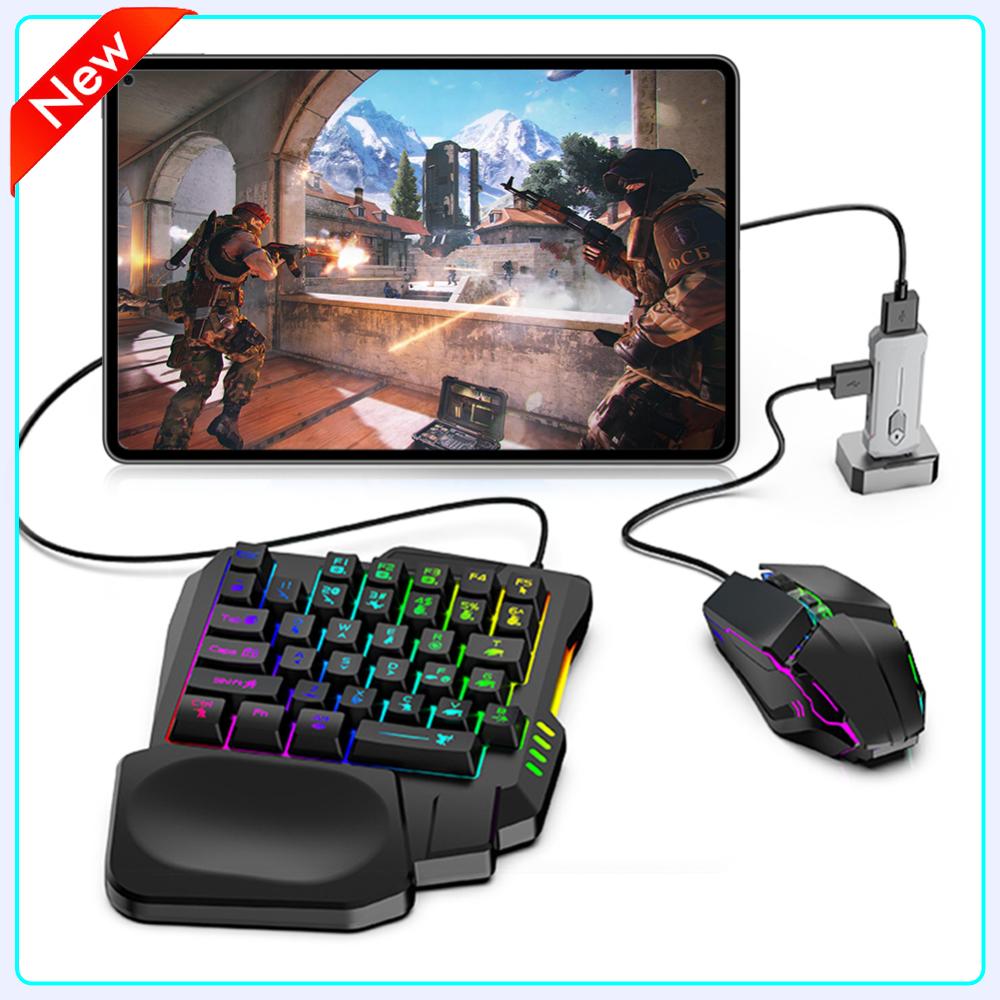 ชุดคีย์บอร์ดและเมาส์แปลงสัญญาณ - Gaming Accessories Combo บทวิจารณ์และราคา