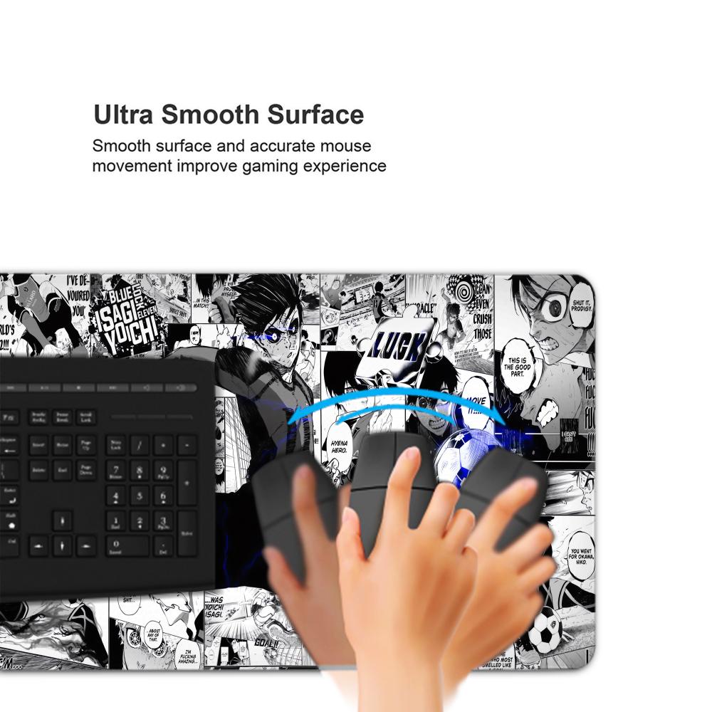 สีดําและสีขาว Anime Mouse Pad  - Gaming Accessories White บทวิจารณ์และราคา