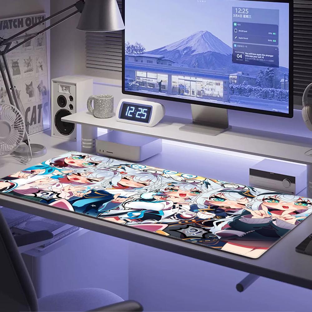 Shirakami Fubuki Mouse Pad แล็ - Gaming Accessories White บทวิจารณ์และราคา