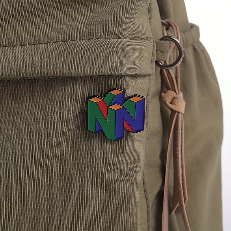 N64 โลโก้เกมEnamel Pin - คอนโซ - Gaming Accessories Gifts For Men บทวิจารณ์และราคา
