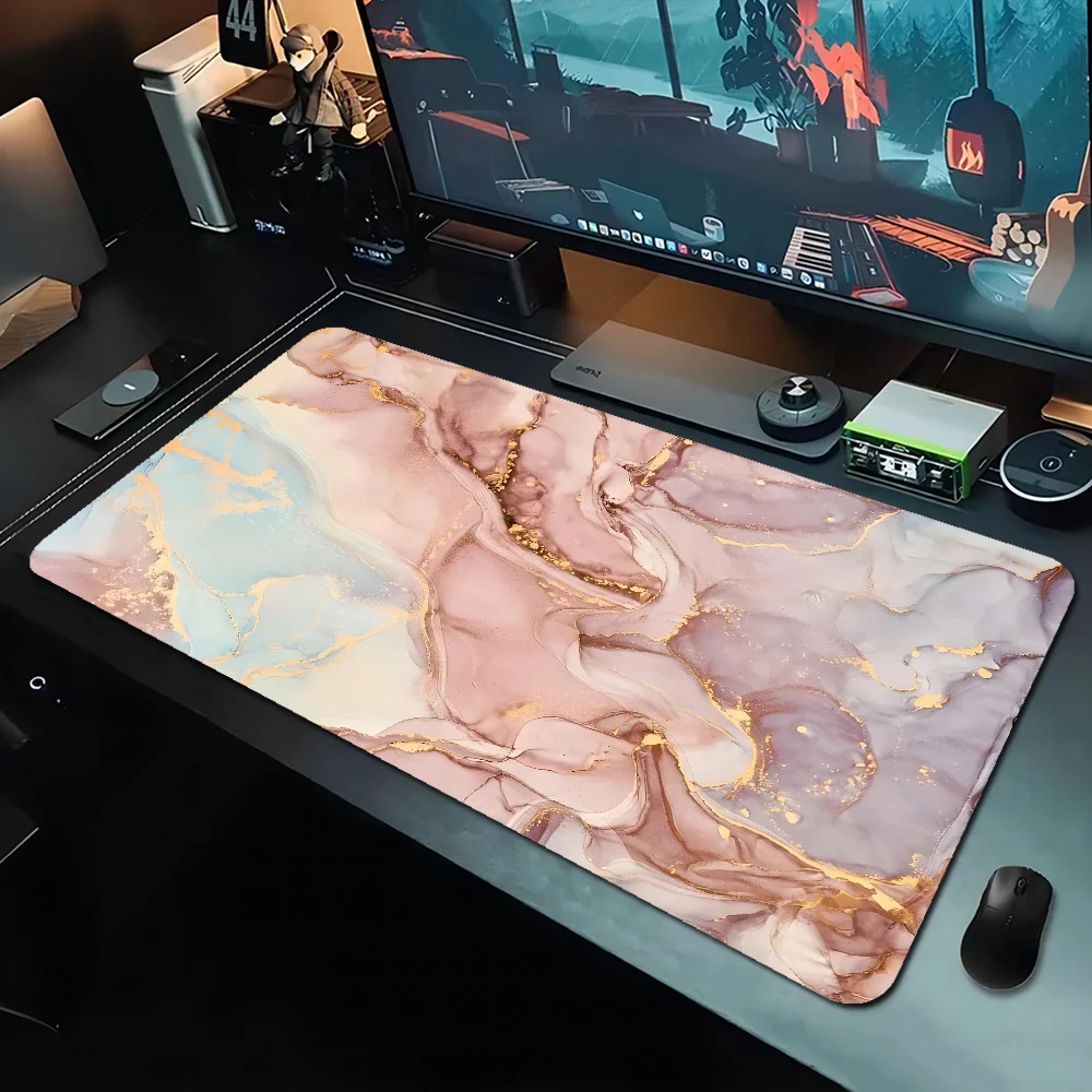 แฟชั่นขนาดใหญ่หินอ่อนเมาส์ Pad - Gaming Accessories Officeworks บทวิจารณ์และราคา