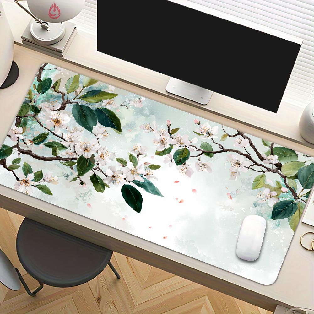 แผ่นรองเมาส์ลายดอกไม้สีขาวสุดห - Gaming Accessories White บทวิจารณ์และราคา
