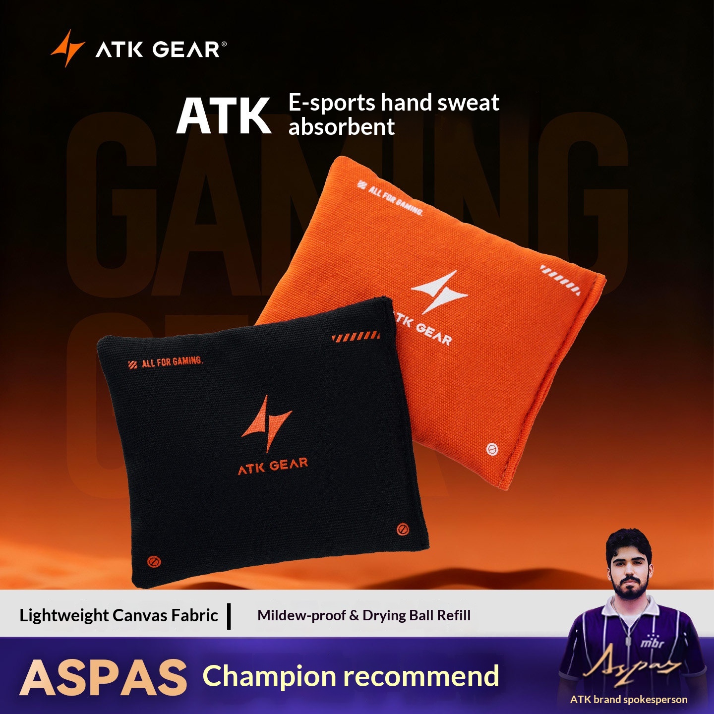 ATK Esports แผ่นซับเหงื่อสำหรั - Gaming Accessories Pack บทวิจารณ์และราคา