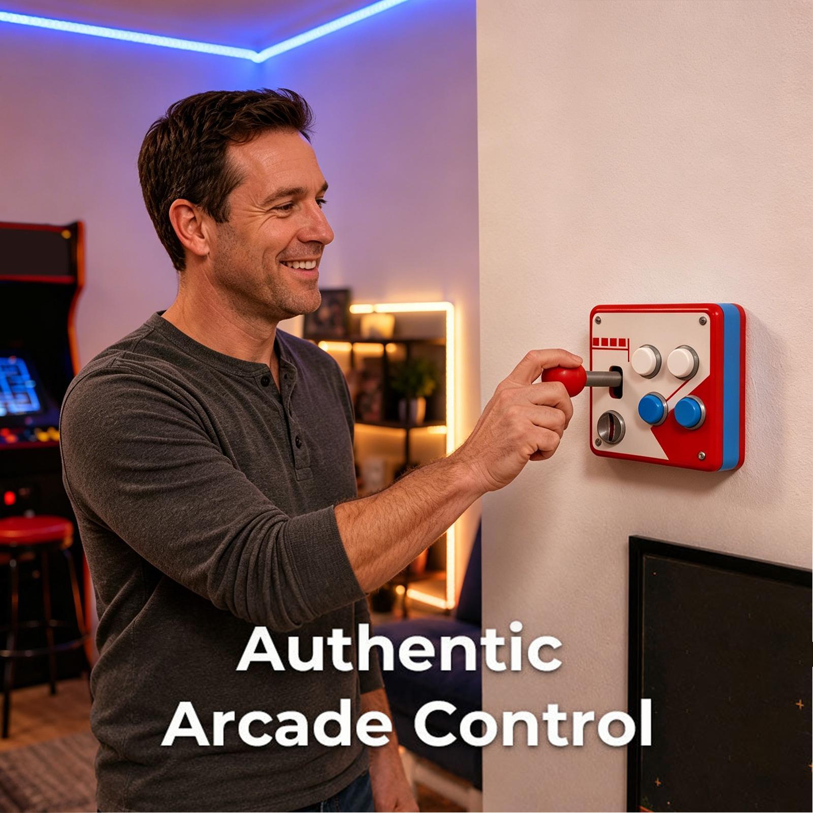 ฝาครอบสวิตช์ไฟเกมอาร์เคดสไตล์เ - Gaming Accessories Room บทวิจารณ์และราคา