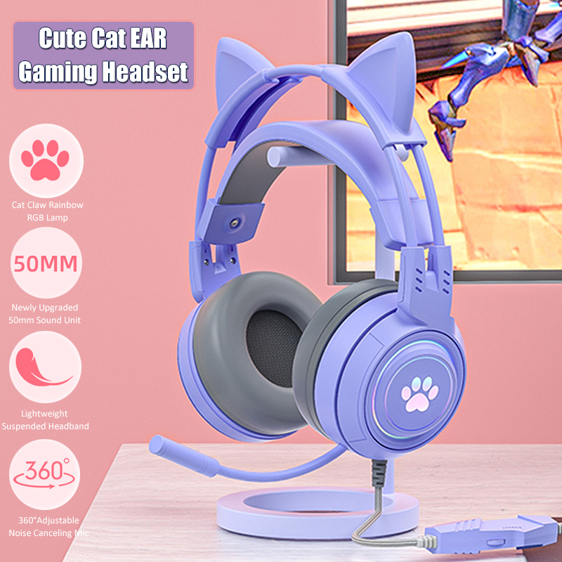ชุดหูฟังสำหรับเด็กผู้หญิงสีชมพ - Gaming Accessories Kids บทวิจารณ์และราคา