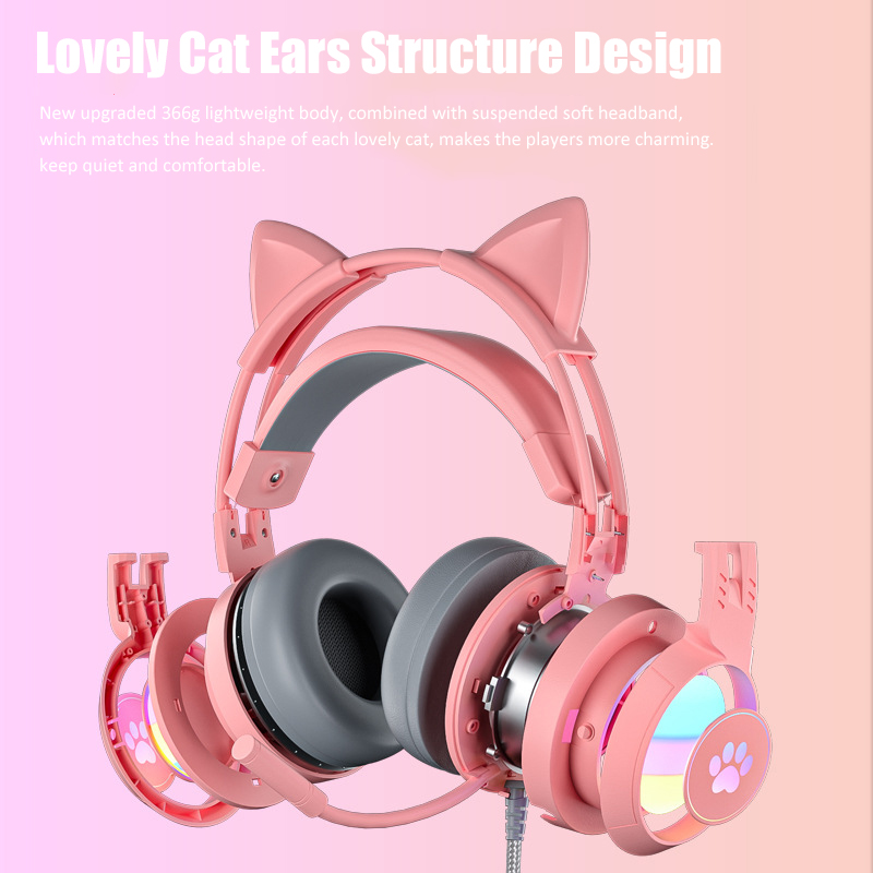 ชุดหูฟังสำหรับเด็กผู้หญิงสีชมพ - Gaming Accessories Kids บทวิจารณ์และราคา