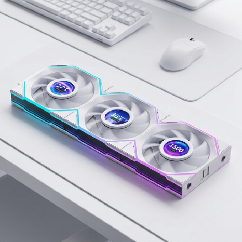 พัดลมเคส 12 ซม. ใบพัดแบบย้อนกล - Gaming Accessories White บทวิจารณ์และราคา