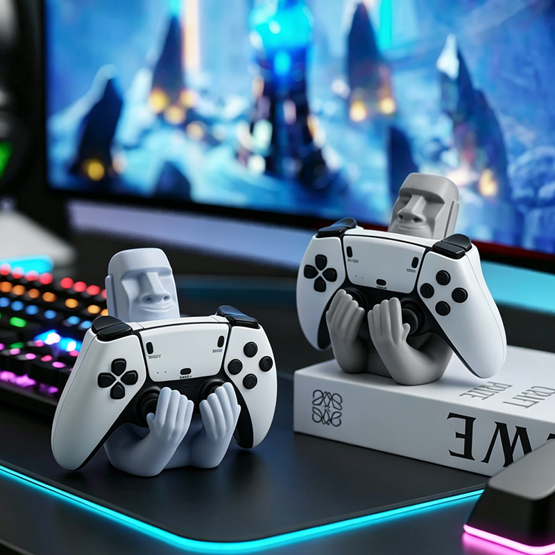 ที่วางจอยเกมรูปโมอาย ทำจากเรซิ - Gaming Accessories Room บทวิจารณ์และราคา