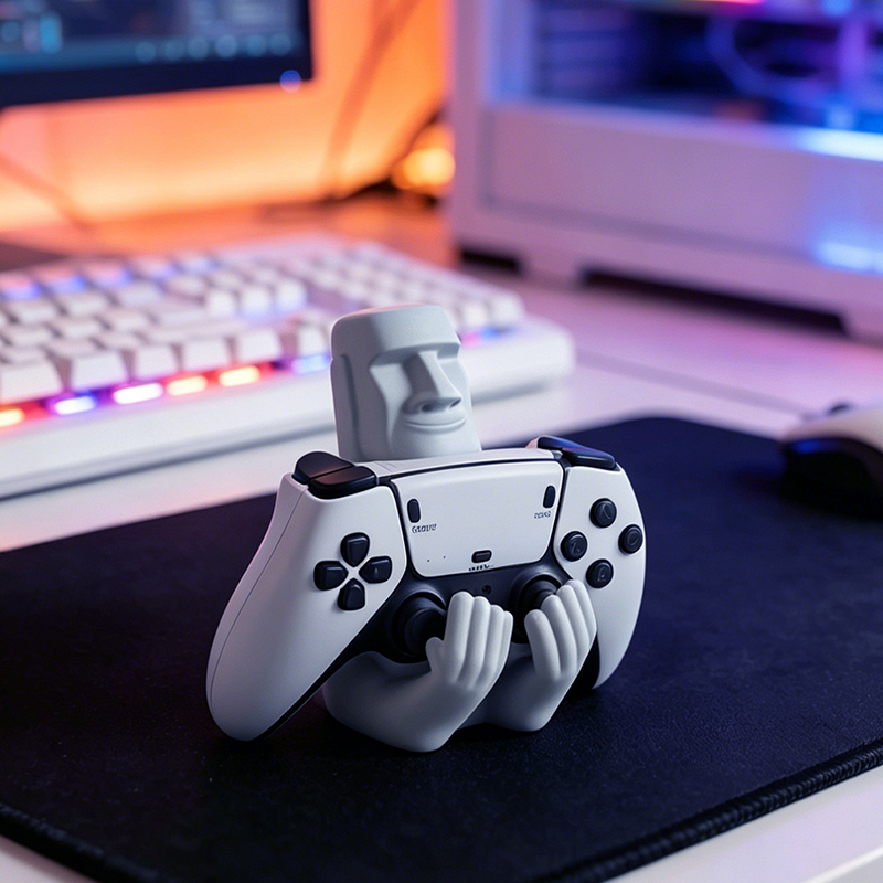 ที่วางจอยเกมรูปโมอาย ทำจากเรซิ - Gaming Accessories Room บทวิจารณ์และราคา