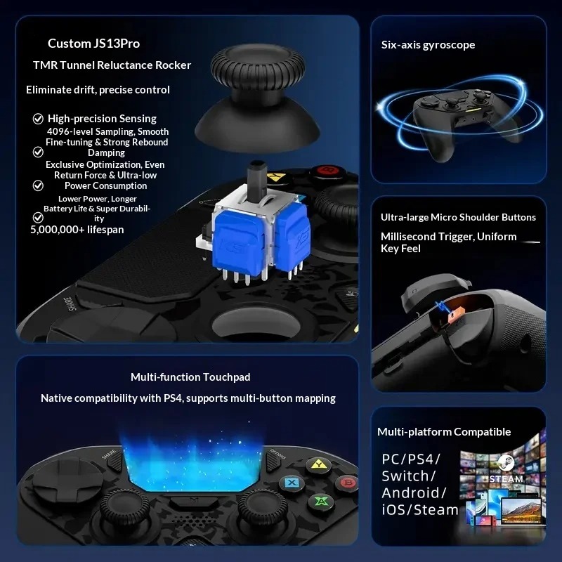 คอนโทรลเลอร์ไร้สาย AceGamer D4 - Gaming Accessories For Android บทวิจารณ์และราคา