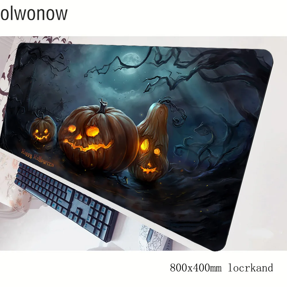 ฮาโลวีน mousepad Gamer ขนาดใหญ - Gaming Accessories Best บทวิจารณ์และราคา